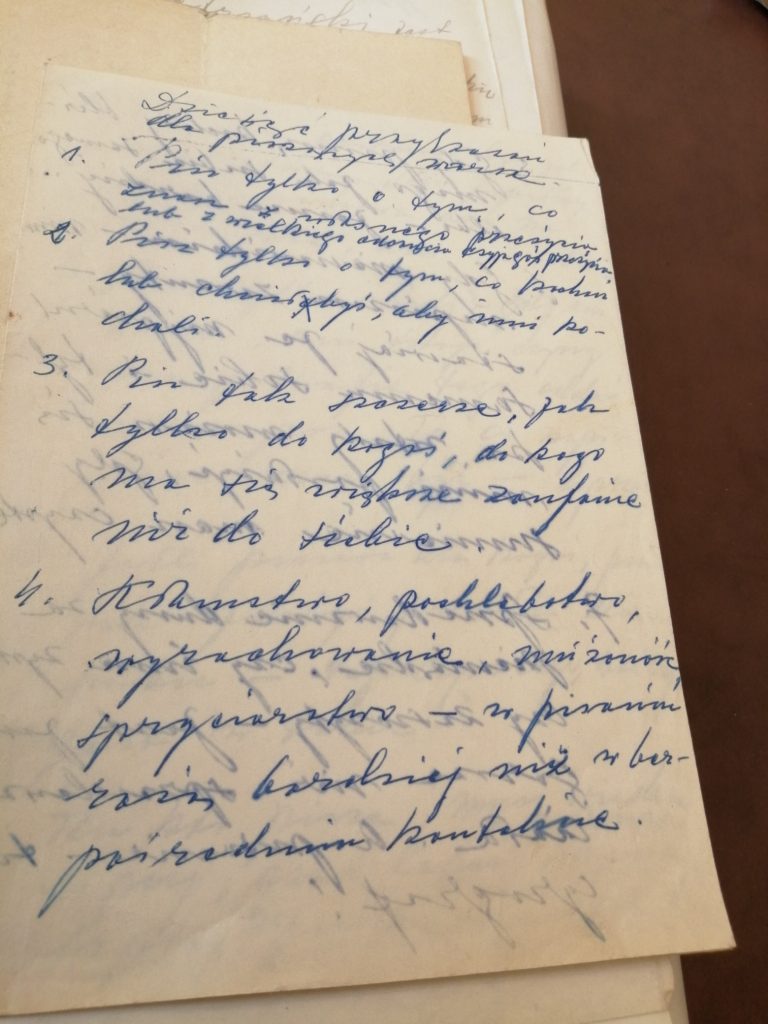 strona rękopisu