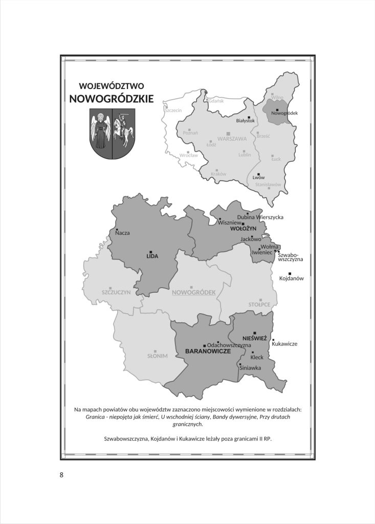 Mapa województwa nowogródzkiego